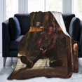 thumbnail image 2 of Rick Grimes Fleece Blanket Throw Blanket for Couch - Cozy Luxury Bed Blanket Microfiber and Throws for Sofa, 2 of 6