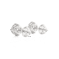 thumbnail image 4 of 1 1/2 Carat Diamond Round Stud Earrings for Women in 14k White Gold (G-H, SI2-I1, cttw) 4-Prong Setting and Screw Back by Privosa Fine Jewelry, 4 of 4