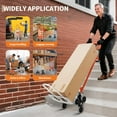 thumbnail image 4 of ChaoLink 3-in-1 Convertible Folding Hand Truck Dolly with Stair Climber Wheels – 770 Lbs Load Capacity Folding Cart with Elastic Straps, 4 of 8