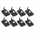 thumbnail image 2 of Archery Arrow Rest for Recurve Bows, 8 Pack Plastic Right-Hand Arrow Support with Adhesive Backing for Hunting Training Target, 2 of 6