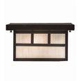 thumbnail image 6 of Meyda Tiffany 52689 Hyde Park Double Bar Mission 2 Light 17" Wide Flush Mount Square, 6 of 7