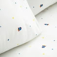 thumbnail image 2 of Safdie & Co. 4-piece Modern Polyester Space Double Sheet Set in White, 2 of 3