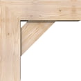 thumbnail image 3 of Ekena Millwork 7 1/2"W x 22"D x 22"H Traditional Block Smooth Bracket w/ Offset Brace, Douglas Fir, 3 of 25