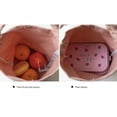 thumbnail image 4 of Sac à Lunch en Toile Sac à Main Seau Mignon Sac de Rangement Sac de Courses, 4 of 6