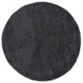 thumbnail image 3 of SAFAVIEH California Plush Solid Shag Area Rug, Dark Grey, 8'6" x 8'6" Round - Large - Modern Design, Dark Grey, Non-Shedding & Easy Cleaning, Ultra Plush Thick Pile, Ideal for Living Room, Bedroom, 3 of 15