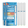 QuitGo Quit Smoking Aid Oxygen Inhaler + Soft-Tip Smokeless Inhaler for Oral Support Habit Replacement When You Want to Quit Smoking (Oxygen 3 Count)
