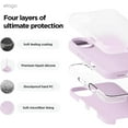 thumbnail image 2 of KOMI Compatible with iPhone 16 Pro Max Case, Premium Liquid Silicone Case, Full Body Protective Cover, Shockproof, Slim Phone Case, Anti-Scratch Soft Microfiber Lining, 6.9 inch Light Lilac, 2 of 5