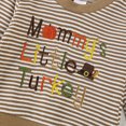 thumbnail image 4 of Toddler Baby Boy Clothes Infant Fall Winter Outfit Long Sleeve Letter Pant Top Set 2Pcs Waffle Sweatshirt 3M-3T Kaprioy Baby Boy Clothes, 4 of 9