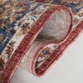 thumbnail image 5 of Safavieh Heirloom Sharla Oriental Polyester Area Rug, Rust/Navy, 5'3" x 7'6", 5 of 11