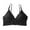 Black, variant on Women's Floral Lace Halter Bralette Bra,One Size