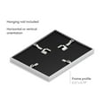 thumbnail image 3 of Aluminum Metal and Glass Single Picture Frame 8.5x11, 3 of 7