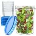 thumbnail image 1 of [Recipiente de almacenamiento de alimentos] HOMETALL, paquete de 6, 950 ml, sin BPA, 1 of 7