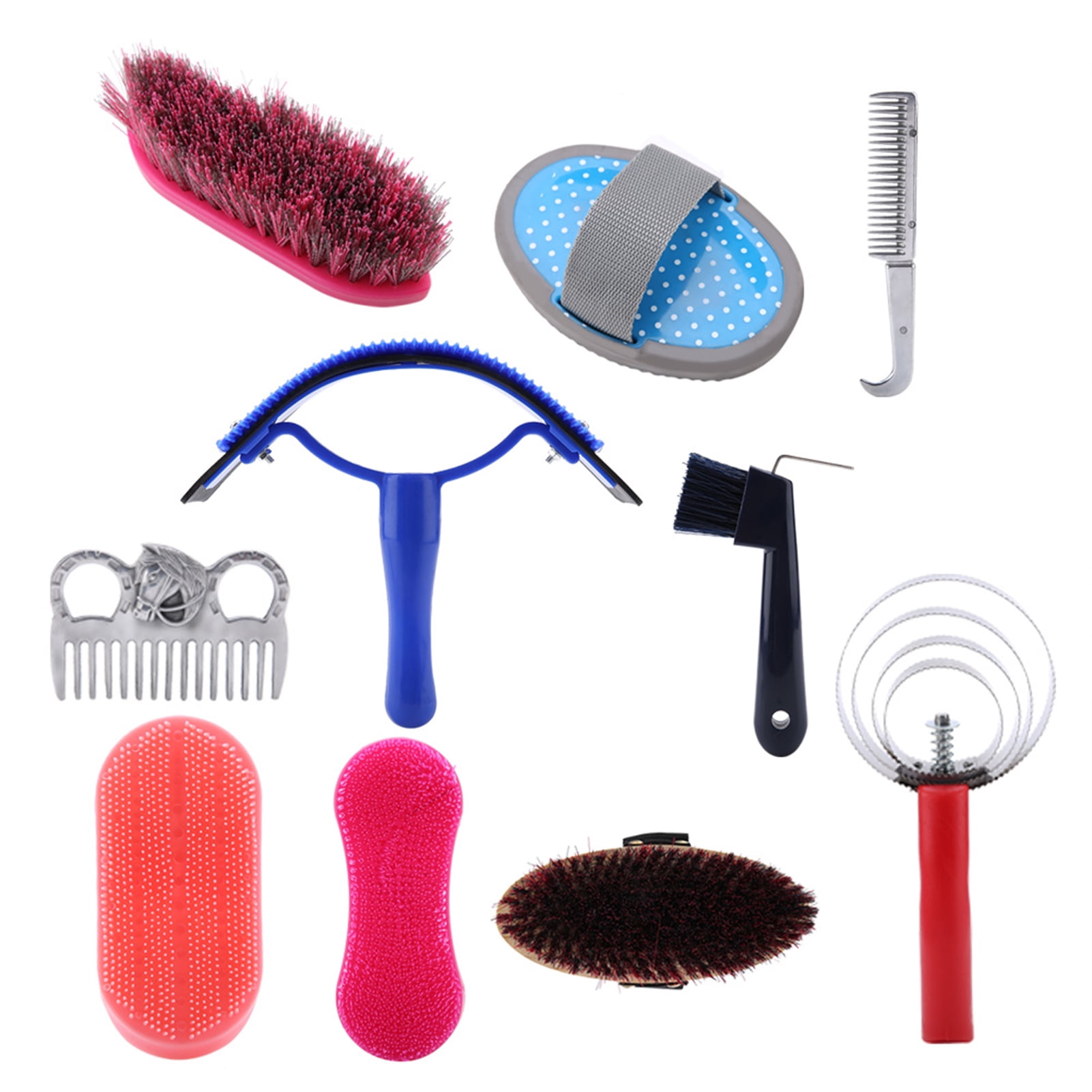 Practical Horse Cleaning Tool, Keep Clean And Beautiful Equestrain Cleaning Tool Set, For Anyone With A Horse Or  Clean