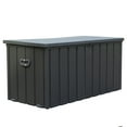 thumbnail image 6 of Outdoor Storage Box, 120 Gallon Deck Box Indoor and Outdoor Use, Waterproof Resin Storage Bin for Patio Cushions, Gardening Tools, Kids Toys, Lockable, 6 of 6