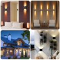 thumbnail image 2 of KIROGILY 4 Pcs Lampara de Pared Exterior, 12 W Lamparas de Pared Interior de Casas, Arbotantes de Pared, Iluminacion Hogar Muro, Impermeable IP65, &Aacute;ngulo de Haz Ajustable Hacia Arriba Y Hac, 2 of 7