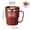 B Style Red, variant on 12oz Double Wall Insulated Stainless Steel Coffee Mug with Handle