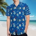 thumbnail image 5 of High Quality Hawaiian Shirts for Men Short Sleeve Aloha Beach Shirt Floral Summer Casual Button Down Shirts Blouses EPC928, 5 of 7