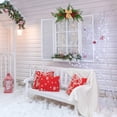 thumbnail image 3 of Décoration Artificielle de Noël de Swag d'Aiguilles de Pin d'Hiver avec l'Arc et les Baies Rouges Swag de Noël pour le Décor de Linteau de Porte de Mur, 3 of 7