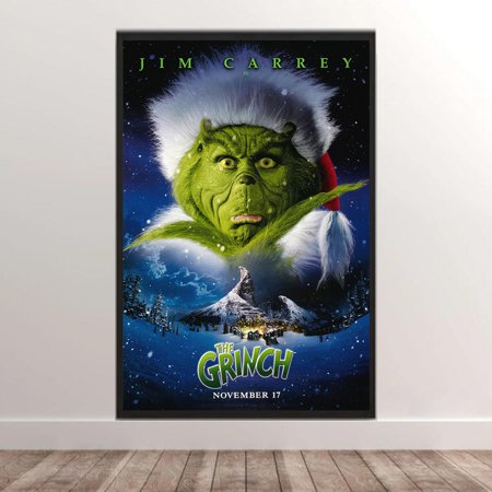 POSTER How The Grinch Stole Christmas 2000 Movie Poster Classic Film Poster Wall Art Decor High Quality Movie Prints -UNFRAMED