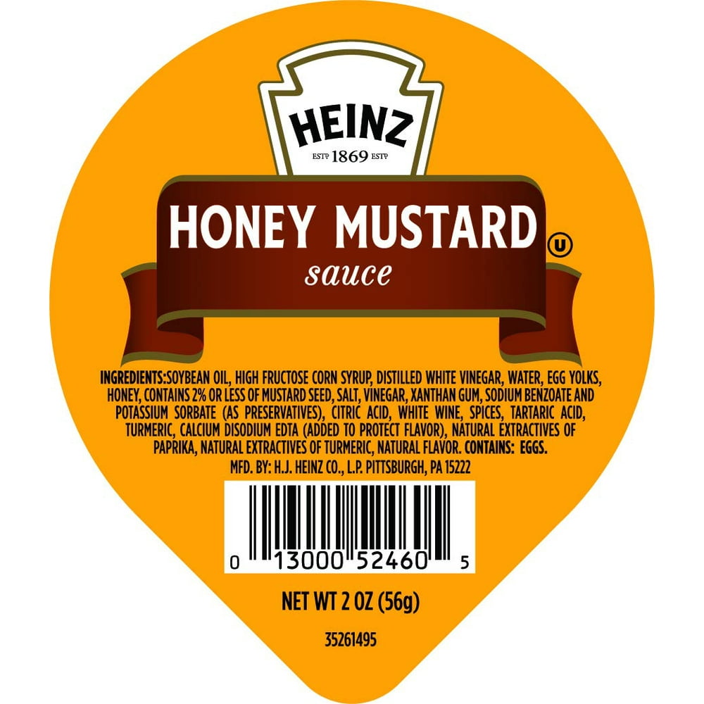 Heinz Honey Mustard (2oz Packets, Pack of 60)