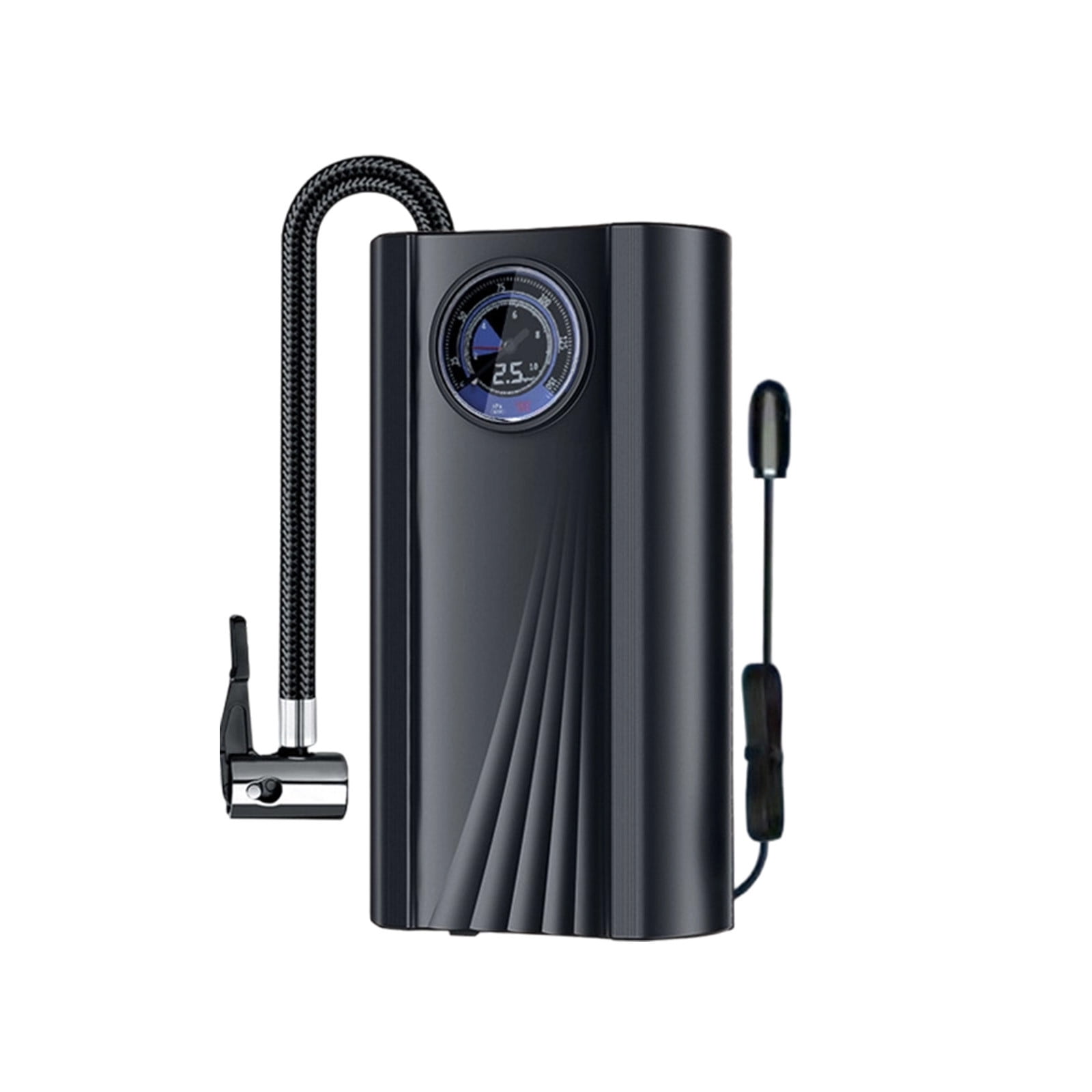 Car Tire Inflator Portable, Pointer Gauge Electric Air Pump for Car Tires