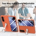 thumbnail image 6 of ELEHOLD for Samsung Galaxy Z Fold 6 Case,Skin-Friendly Full Body Protection 360 Degree Ring Kickstand Shockproof Slim Phone Case with Screen Protector for Samsung Galaxy Z Fold 6,Orange, 6 of 11