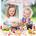 thumbnail image 2 of Juego de accesorios de cocina Play CUTE STONE Kids con placa de cocina, 37 piezas, 2 of 9