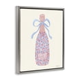 thumbnail image 3 of Stupell Industries Pastel Coquette Champagne Gray Framed Floater Canvas Wall Art design by Yvette St. Amant, 21 x 17, 3 of 9
