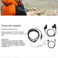 thumbnail image 4 of Throat Mic Headset Noise Canceling Push to Talk Throat Vibration Mic Headphone Adapter Replacement For Motorola HT1000, 4 of 5