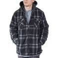 thumbnail image 5 of Visive Flannel Jackets For Men Big And Tall Zip Up Hoodie upto size 5XL, 5 of 9
