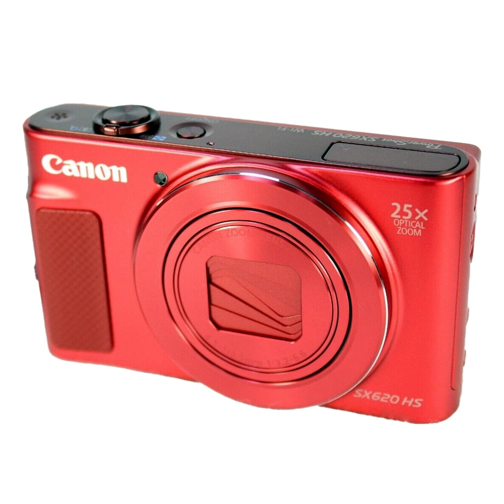 Canon PowerShot SX620 HS Digital Camera (Red)