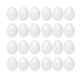 thumbnail image 1 of 60 huevos artificiales de Pascua falsos, realistas, para niños, juguetes educativos para pintar grafitis, color blanco., 1 of 3