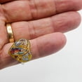 thumbnail image 6 of Guadalupe Shaped Ring w/ Pressed Flowers, 6 of 11