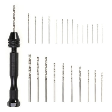 HAKIDZEL Alloy Pin Vise Hand Drill for Crafters Hobbyists Diy Enthusiasts in Woodworking 1Pack