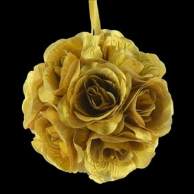 7 Silk Rose Ball Wedding Kissing Balls Pomander Decorative Flower
