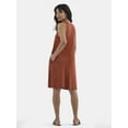 thumbnail image 2 of Time and Tru Women’s Sleeveless Knit Swing Dress, Sizes XS-XXXL, 2 of 4