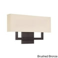 thumbnail image 4 of WAC Lighting Manhattan 22" 1-Light LED 22200K Aluminum Wall Sconce in Nickel, 4 of 5