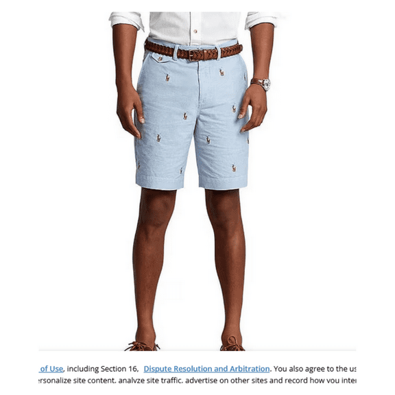 Polo Ralph LaurenClassic-Fit Allover Print 9 Inseam Chino Shorts, 36W