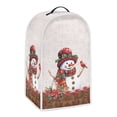 thumbnail image 2 of HELLHERO Proof Stain Food Processor Cover with There is only one dust cover Stylish 15.94"H x 9.45"L x 7.28"W, Snowman, 2 of 6