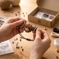 thumbnail image 6 of Yardvibe DlY Beaded Bracelet Making Kit, Beginner-Friendly Beaded Bracelet Animal Making Kit, 3D Beadwork Craft Kit with Full-Color instruction Sheet for Craft Lovers (Highland Cow), 6 of 8