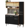 thumbnail image 1 of Mueble de Cocina Compacta Madesa 137cm con Tarja Emilly, 1 of 9