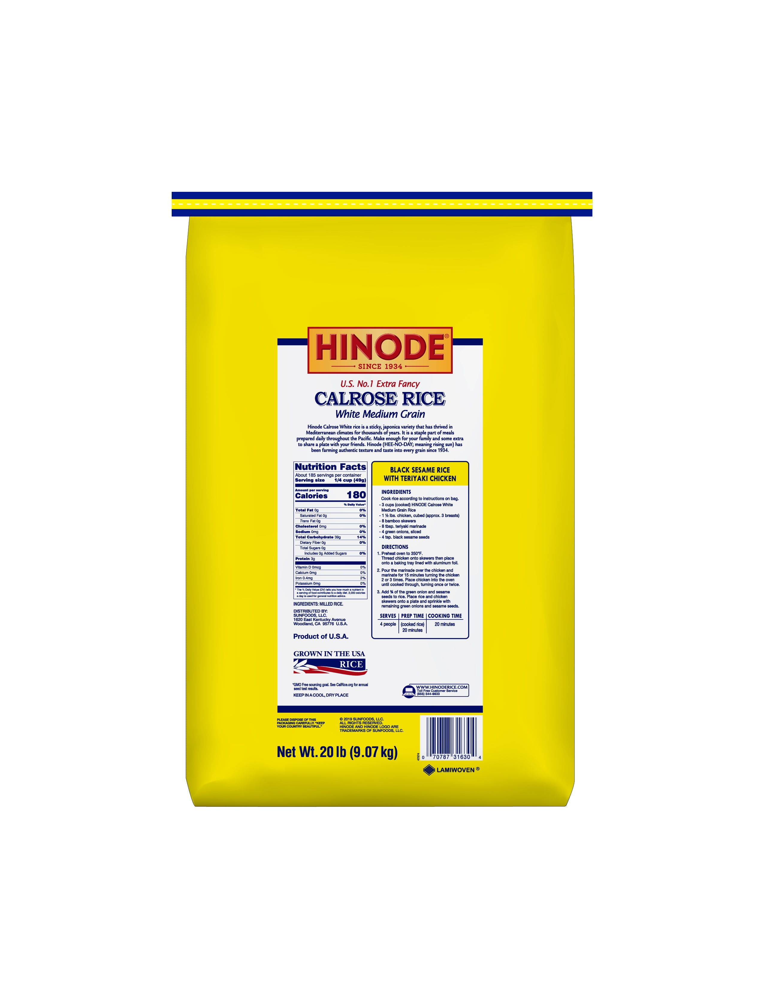 Rice Facts Hinode Rice