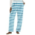thumbnail image 2 of Censtreet Women's Fuzzy Flannel Pajama Pants Warm Cozy Pj Bottoms Winter Lounge Pants Sleepwear Plaid Striped Polka Dots Multiple Styles, 2 of 4