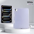thumbnail image 7 of Allytechgroup for iPad Pro 11 Inch Clear Case 2024 (M4), [Built-in Pencil Holder] Anti Yellowing Slim Lightweight Shockproof Protective Back Cover for iPad Pro 11 2024 Women Men, Clear, 7 of 7