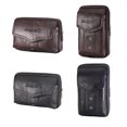 thumbnail image 1 of Bolsa Bolso 10 Uds multifunción para hombre Wdftyju PU riñoneras teléfono cartera cinturón vago negro, 1 of 5