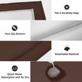 thumbnail image 5 of Brown Pure Color Outdoor Rug 5x8 Ft, Non Slip Washable Area Rug, Aesthetics Contemporary Luxury Patio Rugs Carpet Runner, Large Floor Mat for Indoor/Outdoor Deck Porch Camping, 5 of 8
