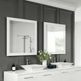 thumbnail image 5 of Eviva Sun 30" Glossy White Full Framed Bathroom Wall Mirror, 5 of 6