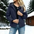 thumbnail image 7 of Cmfcve Rain Jacket for Women Waterproof Lightweight Windbreaker Jacket with Hood Packable Zipper Raincoat with Pockets M-4XL, 7 of 7