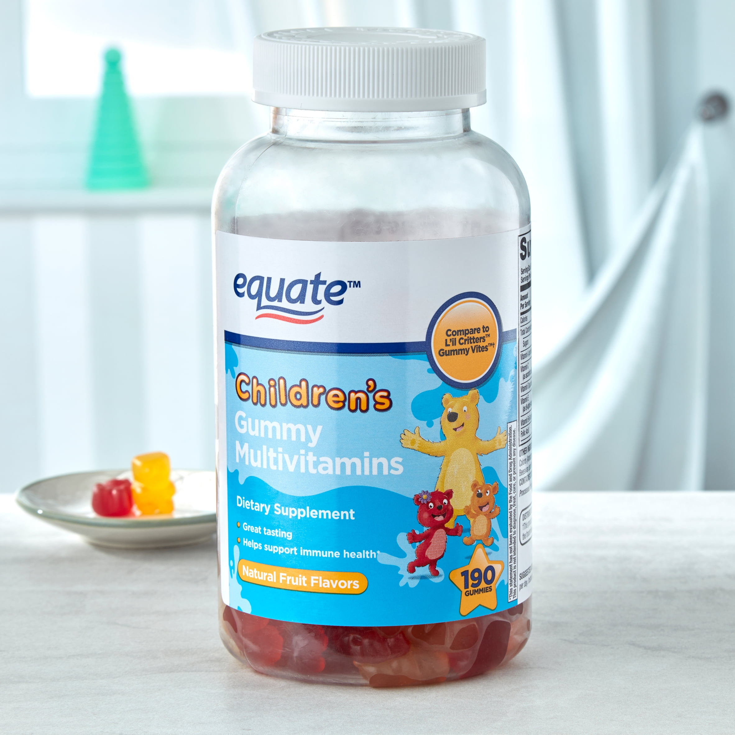 Equate Children's Multivitamins Gummies, 190 Count