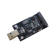 thumbnail image 1 of Tarjeta Adaptadora USB 2.0 A SSD MSATA Tarjeta Adaptadora de SSD MSATA A USB 2.0 para PC, 1 of 1
